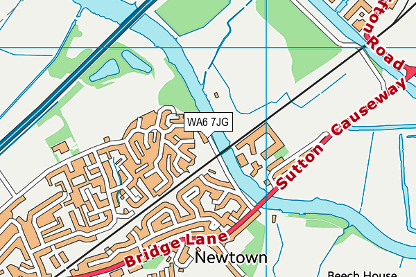 WA6 7JG map - OS VectorMap District (Ordnance Survey) WA6 7JG map - OS VectorMap District (Ordnance Survey)