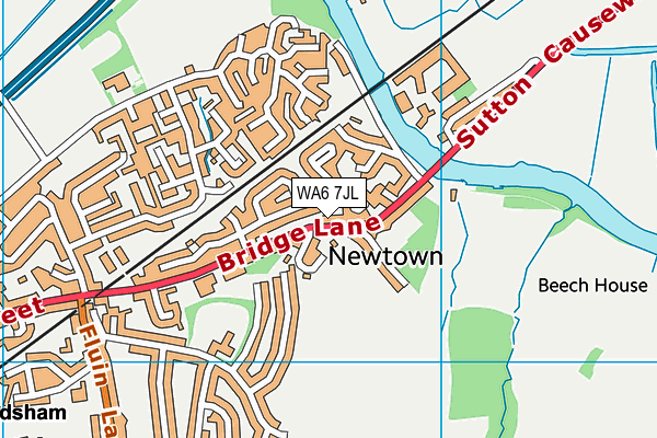WA6 7JL map - OS VectorMap District (Ordnance Survey) WA6 7JL map - OS VectorMap District (Ordnance Survey)