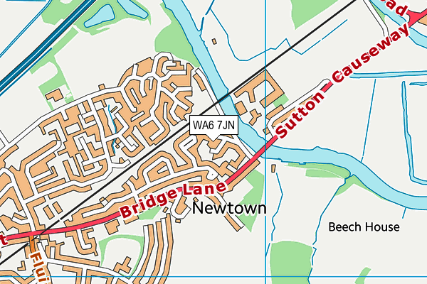 WA6 7JN map - OS VectorMap District (Ordnance Survey) WA6 7JN map - OS VectorMap District (Ordnance Survey)