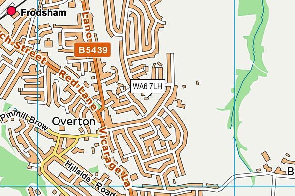 WA6 7LH map - OS VectorMap District (Ordnance Survey) WA6 7LH map - OS VectorMap District (Ordnance Survey)