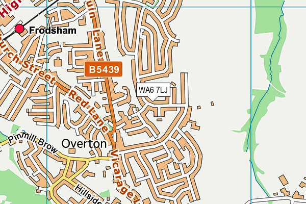 WA6 7LJ map - OS VectorMap District (Ordnance Survey) WA6 7LJ map - OS VectorMap District (Ordnance Survey)