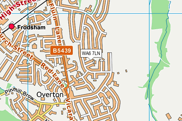 WA6 7LN map - OS VectorMap District (Ordnance Survey) WA6 7LN map - OS VectorMap District (Ordnance Survey)