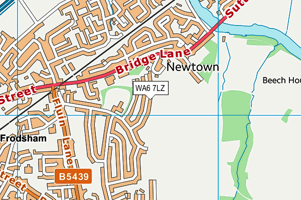 WA6 7LZ map - OS VectorMap District (Ordnance Survey) WA6 7LZ map - OS VectorMap District (Ordnance Survey)