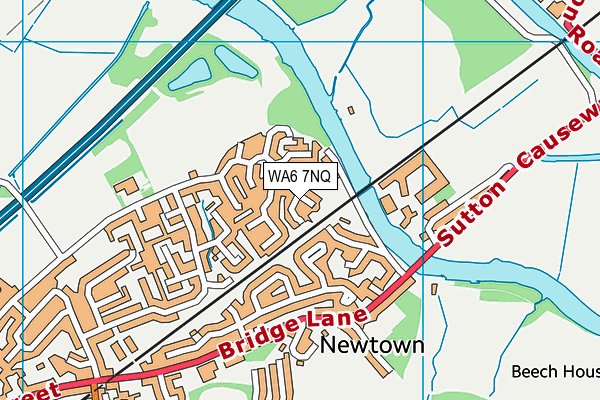 WA6 7NQ map - OS VectorMap District (Ordnance Survey) WA6 7NQ map - OS VectorMap District (Ordnance Survey)