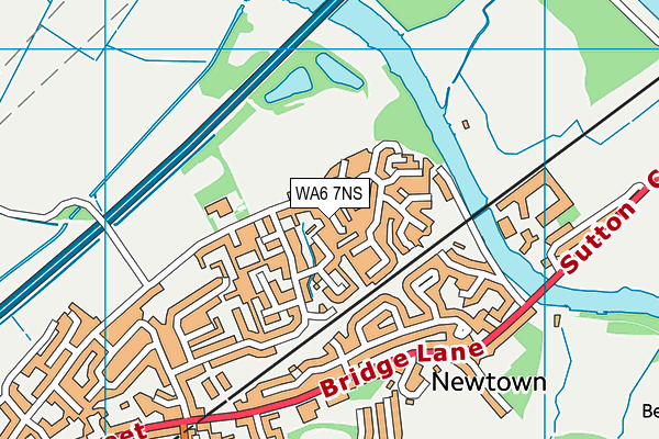 WA6 7NS map - OS VectorMap District (Ordnance Survey) WA6 7NS map - OS VectorMap District (Ordnance Survey)