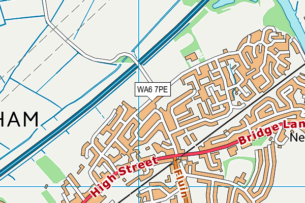 WA6 7PE map - OS VectorMap District (Ordnance Survey) WA6 7PE map - OS VectorMap District (Ordnance Survey)