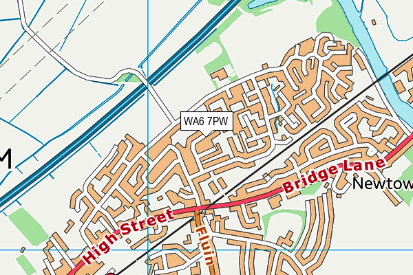 WA6 7PW map - OS VectorMap District (Ordnance Survey) WA6 7PW map - OS VectorMap District (Ordnance Survey)