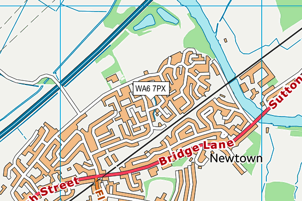 WA6 7PX map - OS VectorMap District (Ordnance Survey) WA6 7PX map - OS VectorMap District (Ordnance Survey)