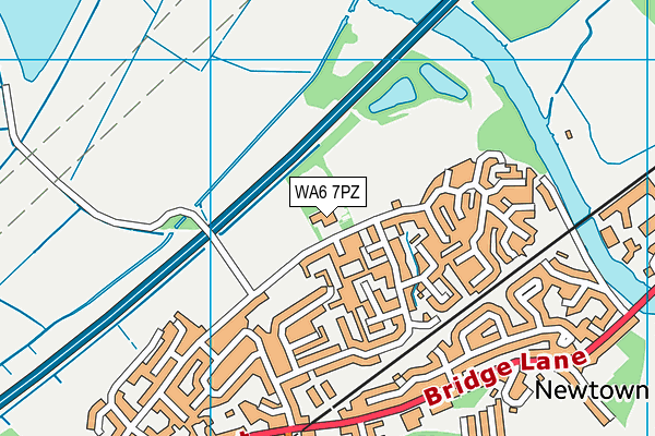 WA6 7PZ map - OS VectorMap District (Ordnance Survey) WA6 7PZ map - OS VectorMap District (Ordnance Survey)