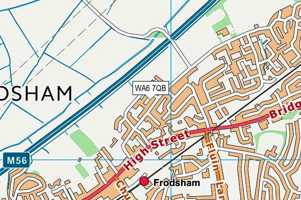 WA6 7QB map - OS VectorMap District (Ordnance Survey) WA6 7QB map - OS VectorMap District (Ordnance Survey)