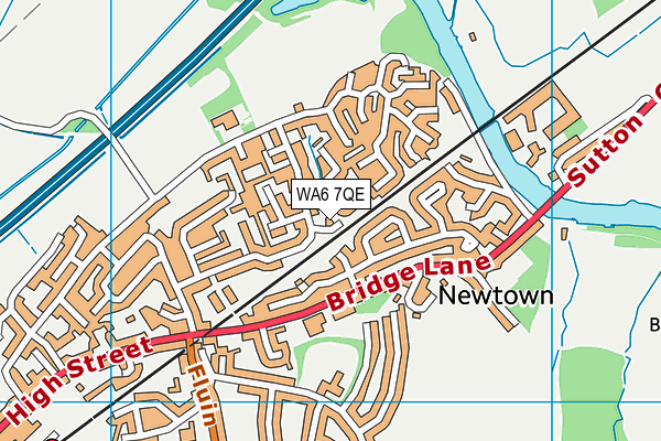WA6 7QE map - OS VectorMap District (Ordnance Survey) WA6 7QE map - OS VectorMap District (Ordnance Survey)