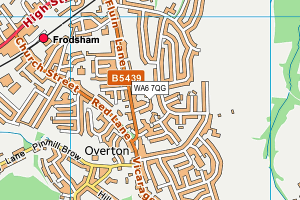WA6 7QG map - OS VectorMap District (Ordnance Survey) WA6 7QG map - OS VectorMap District (Ordnance Survey)