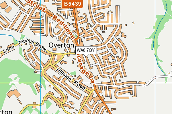 WA6 7QY map - OS VectorMap District (Ordnance Survey) WA6 7QY map - OS VectorMap District (Ordnance Survey)