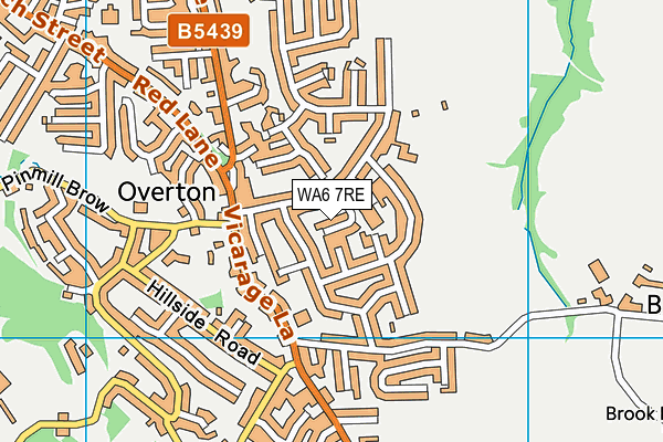 WA6 7RE map - OS VectorMap District (Ordnance Survey) WA6 7RE map - OS VectorMap District (Ordnance Survey)