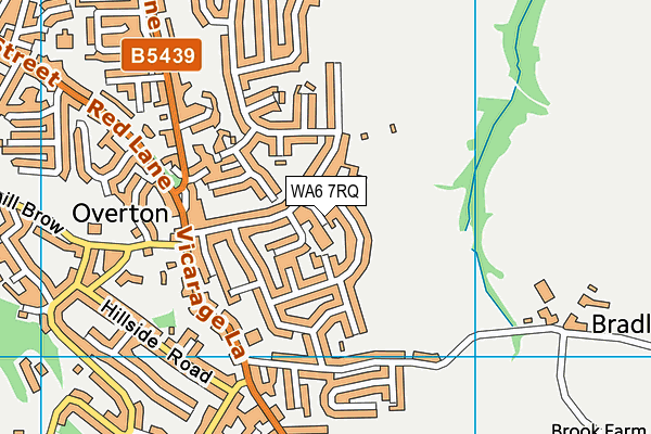 WA6 7RQ map - OS VectorMap District (Ordnance Survey) WA6 7RQ map - OS VectorMap District (Ordnance Survey)
