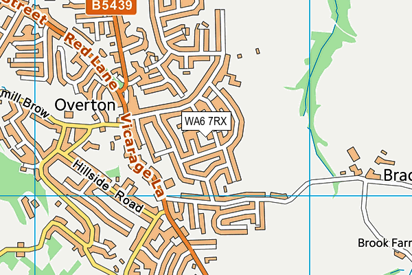 WA6 7RX map - OS VectorMap District (Ordnance Survey) WA6 7RX map - OS VectorMap District (Ordnance Survey)