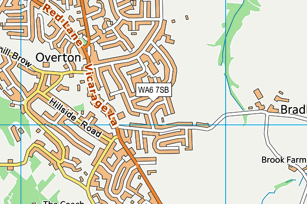 WA6 7SB map - OS VectorMap District (Ordnance Survey) WA6 7SB map - OS VectorMap District (Ordnance Survey)