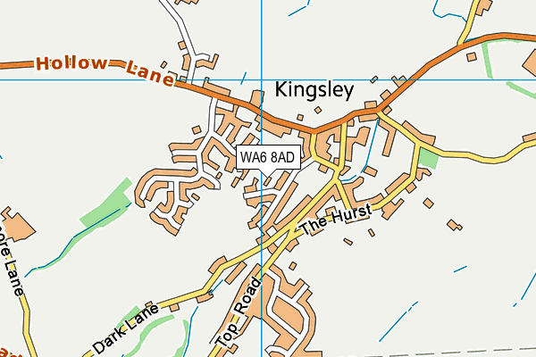 WA6 8AD map - OS VectorMap District (Ordnance Survey)