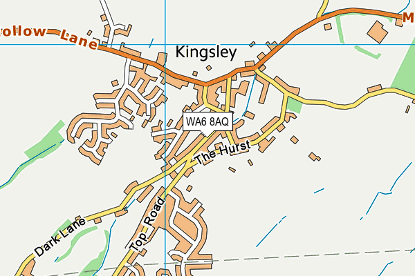 WA6 8AQ map - OS VectorMap District (Ordnance Survey) WA6 8AQ map - OS VectorMap District (Ordnance Survey)