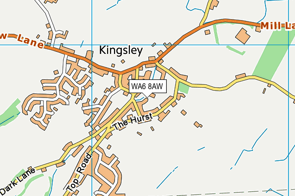 WA6 8AW map - OS VectorMap District (Ordnance Survey) WA6 8AW map - OS VectorMap District (Ordnance Survey)