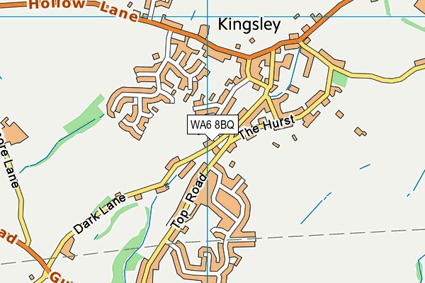 WA6 8BQ map - OS VectorMap District (Ordnance Survey) WA6 8BQ map - OS VectorMap District (Ordnance Survey)