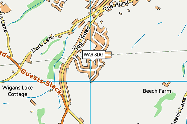 WA6 8DG map - OS VectorMap District (Ordnance Survey) WA6 8DG map - OS VectorMap District (Ordnance Survey)