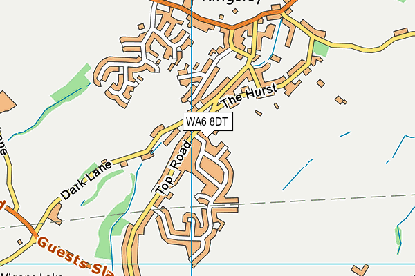 WA6 8DT map - OS VectorMap District (Ordnance Survey) WA6 8DT map - OS VectorMap District (Ordnance Survey)