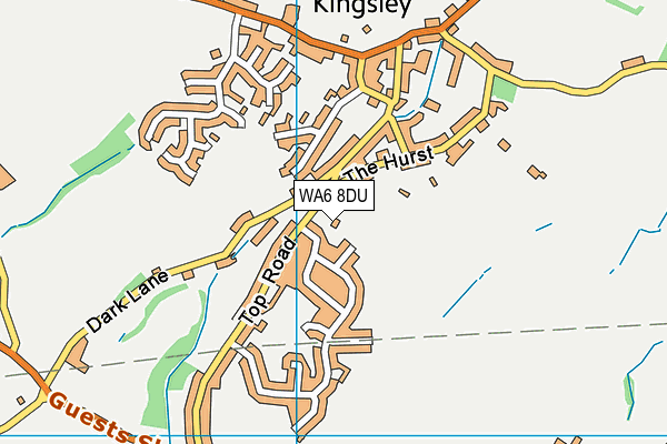 WA6 8DU map - OS VectorMap District (Ordnance Survey)