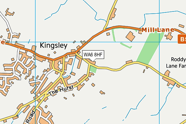 WA6 8HF map - OS VectorMap District (Ordnance Survey) WA6 8HF map - OS VectorMap District (Ordnance Survey)