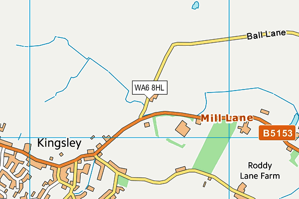 WA6 8HL map - OS VectorMap District (Ordnance Survey) WA6 8HL map - OS VectorMap District (Ordnance Survey)