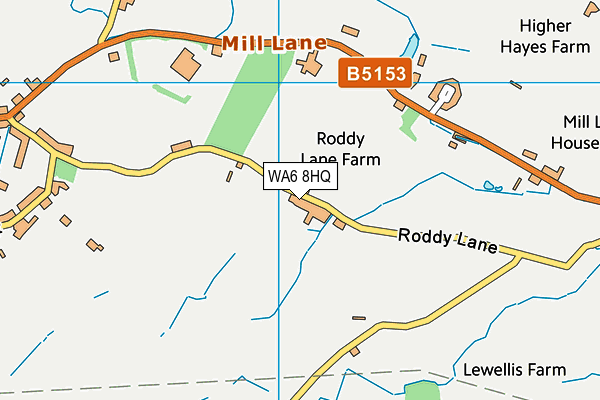 WA6 8HQ map - OS VectorMap District (Ordnance Survey) WA6 8HQ map - OS VectorMap District (Ordnance Survey)
