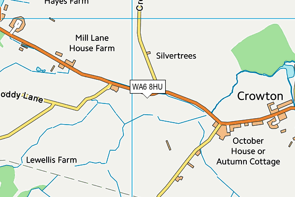 WA6 8HU map - OS VectorMap District (Ordnance Survey) WA6 8HU map - OS VectorMap District (Ordnance Survey)