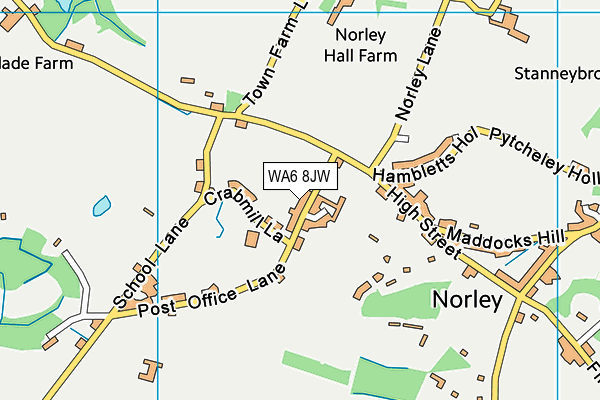 WA6 8JW map - OS VectorMap District (Ordnance Survey) WA6 8JW map - OS VectorMap District (Ordnance Survey)