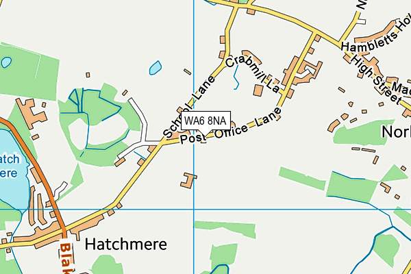 WA6 8NA map - OS VectorMap District (Ordnance Survey) WA6 8NA map - OS VectorMap District (Ordnance Survey)