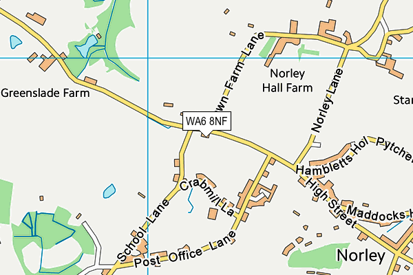 WA6 8NF map - OS VectorMap District (Ordnance Survey) WA6 8NF map - OS VectorMap District (Ordnance Survey)