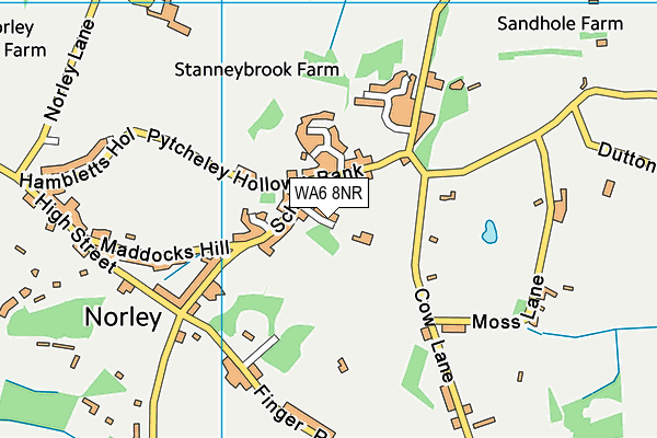 WA6 8NR map - OS VectorMap District (Ordnance Survey) WA6 8NR map - OS VectorMap District (Ordnance Survey)