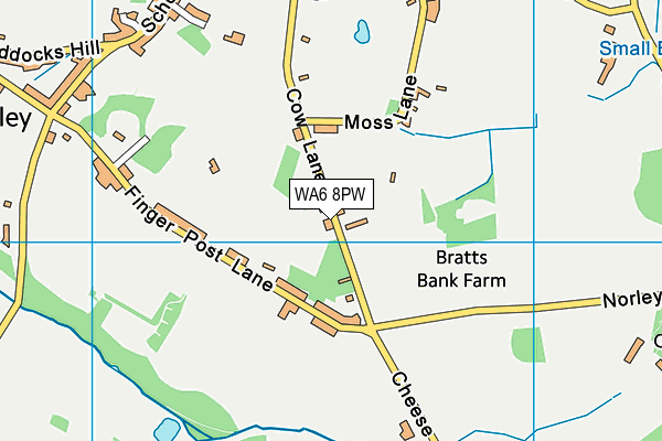 WA6 8PW map - OS VectorMap District (Ordnance Survey) WA6 8PW map - OS VectorMap District (Ordnance Survey)