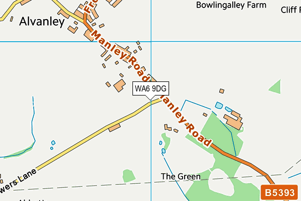 WA6 9DG map - OS VectorMap District (Ordnance Survey) WA6 9DG map - OS VectorMap District (Ordnance Survey)