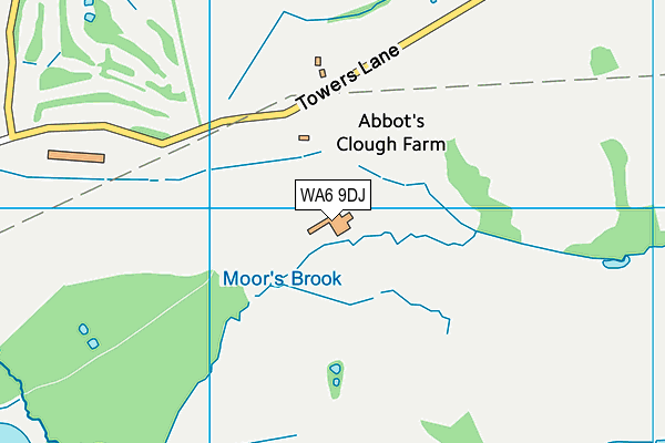 WA6 9DJ map - OS VectorMap District (Ordnance Survey) WA6 9DJ map - OS VectorMap District (Ordnance Survey)