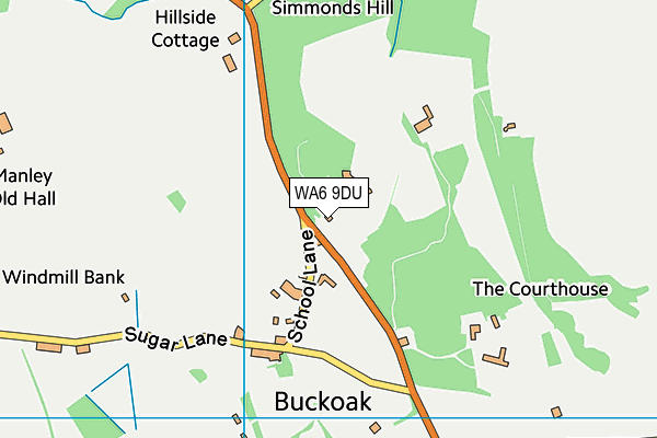 WA6 9DU map - OS VectorMap District (Ordnance Survey) WA6 9DU map - OS VectorMap District (Ordnance Survey)