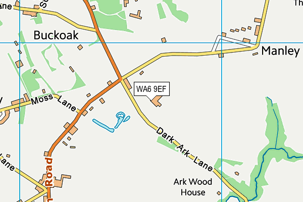 WA6 9EF map - OS VectorMap District (Ordnance Survey) WA6 9EF map - OS VectorMap District (Ordnance Survey)