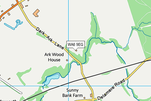 WA6 9EG map - OS VectorMap District (Ordnance Survey) WA6 9EG map - OS VectorMap District (Ordnance Survey)