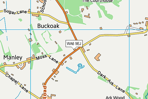 WA6 9EJ map - OS VectorMap District (Ordnance Survey) WA6 9EJ map - OS VectorMap District (Ordnance Survey)