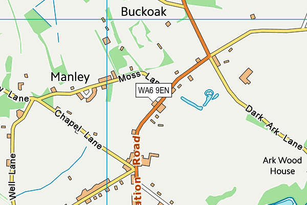 WA6 9EN map - OS VectorMap District (Ordnance Survey) WA6 9EN map - OS VectorMap District (Ordnance Survey)