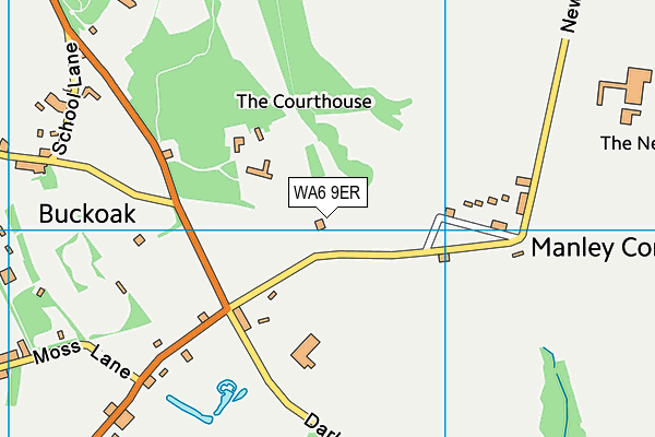 WA6 9ER map - OS VectorMap District (Ordnance Survey) WA6 9ER map - OS VectorMap District (Ordnance Survey)