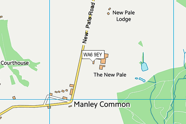 WA6 9EY map - OS VectorMap District (Ordnance Survey) WA6 9EY map - OS VectorMap District (Ordnance Survey)