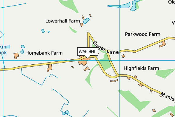 WA6 9HL map - OS VectorMap District (Ordnance Survey) WA6 9HL map - OS VectorMap District (Ordnance Survey)