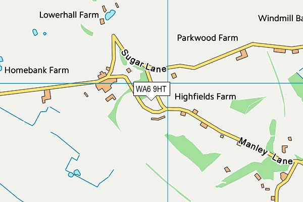 WA6 9HT map - OS VectorMap District (Ordnance Survey) WA6 9HT map - OS VectorMap District (Ordnance Survey)