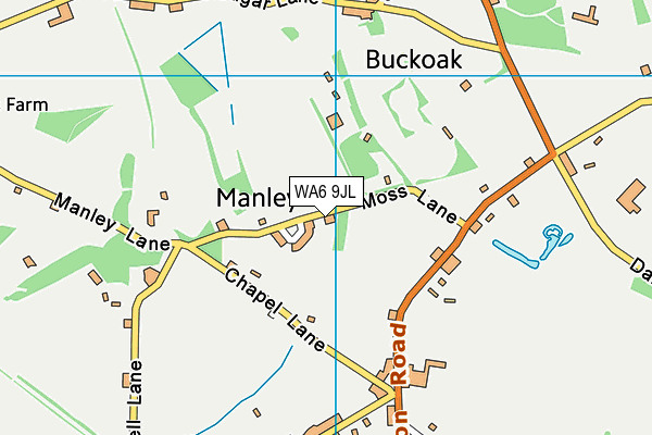 WA6 9JL map - OS VectorMap District (Ordnance Survey) WA6 9JL map - OS VectorMap District (Ordnance Survey)