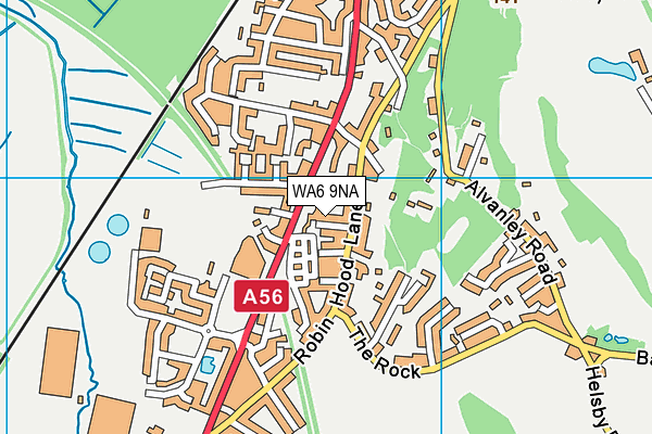 WA6 9NA map - OS VectorMap District (Ordnance Survey) WA6 9NA map - OS VectorMap District (Ordnance Survey)